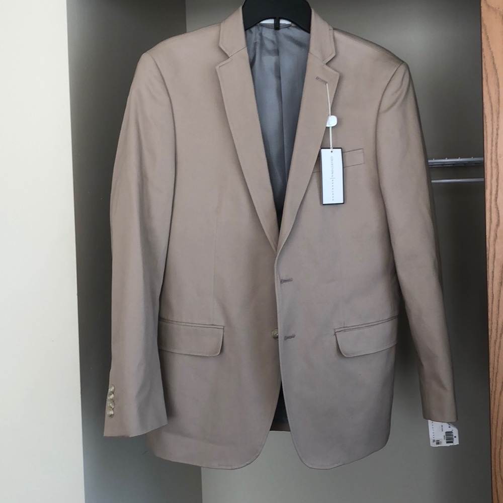 NWT Tan Men’s Sean John Blazer-Size Medium